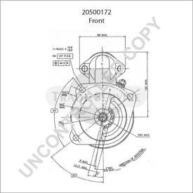 20500172 Prestolite Anlasser