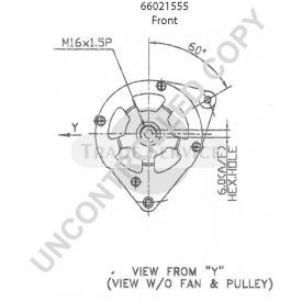66021555 Prestolite Generator