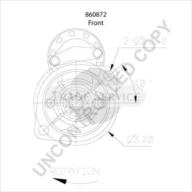 860872 Prestolite Anlasser