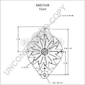 8AR2163K Prestolite Generator