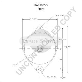 8AR3005G Prestolite Generator