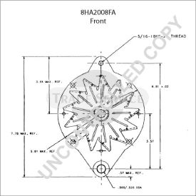 8HA2008FA Prestolite Generator