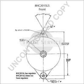 8HC2015LS Prestolite Generator