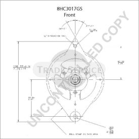8HC3017GS Prestolite Generator