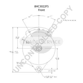 8HC3022FS Prestolite Generator