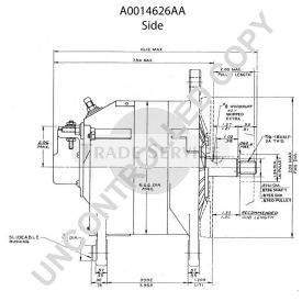 A0014626AA Prestolite Generator