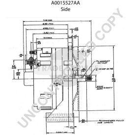 A0015527AA Prestolite Generator
