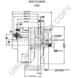 A0015528AA Prestolite Generator