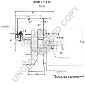 A0017711JA Prestolite Generator