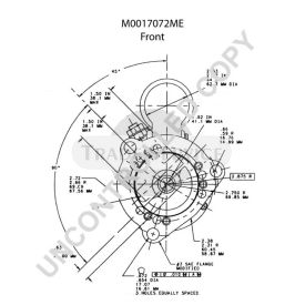 M0017072ME Prestolite Anlasser