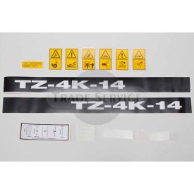 TZ-4K-14 Aufkleber set