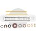 16.905.626 MSX363 MAHLE (Letrika, Iskra) fixing parts set (16905626)