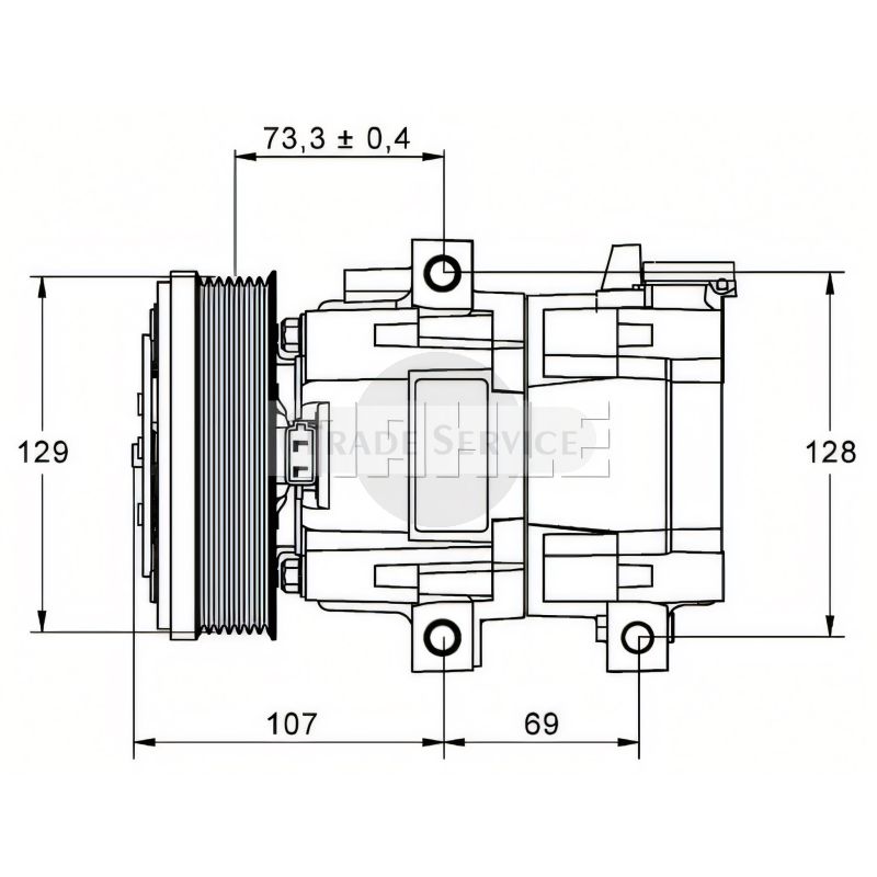 ACP-855-000P MAHLE Klimakompressor