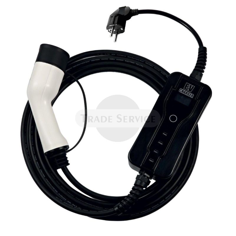 Type 2 Female to EU plug charging cable 240V 8-16A 3.7kW