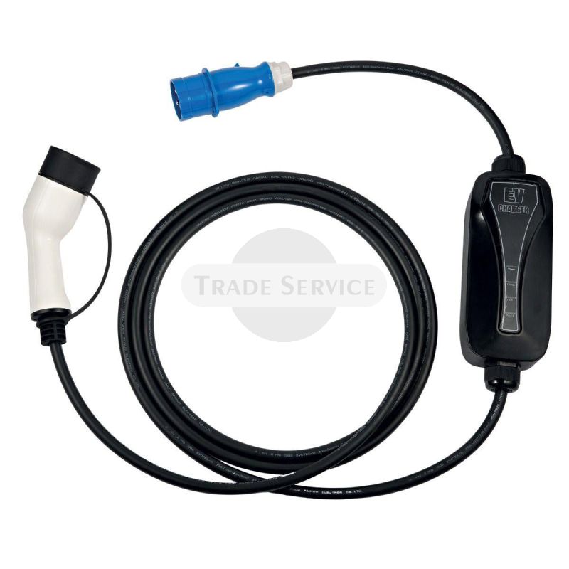 Type 2 Female to Commando charging cable 240V 32A 7.4kW