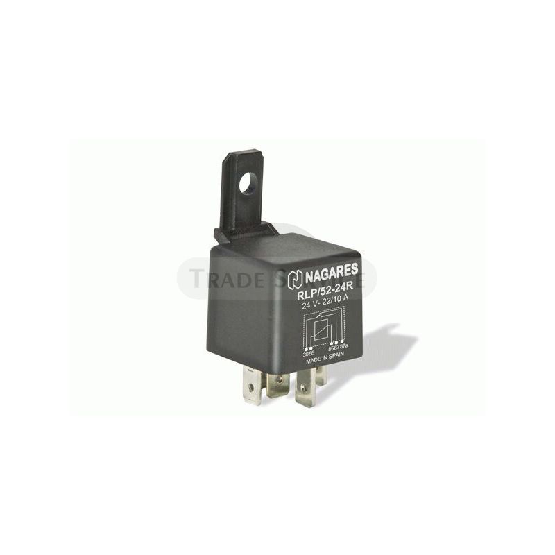 MR68 MAHLE (Nagares) RLP/52-24R Arbeitsstrom Relais mit Widerstand