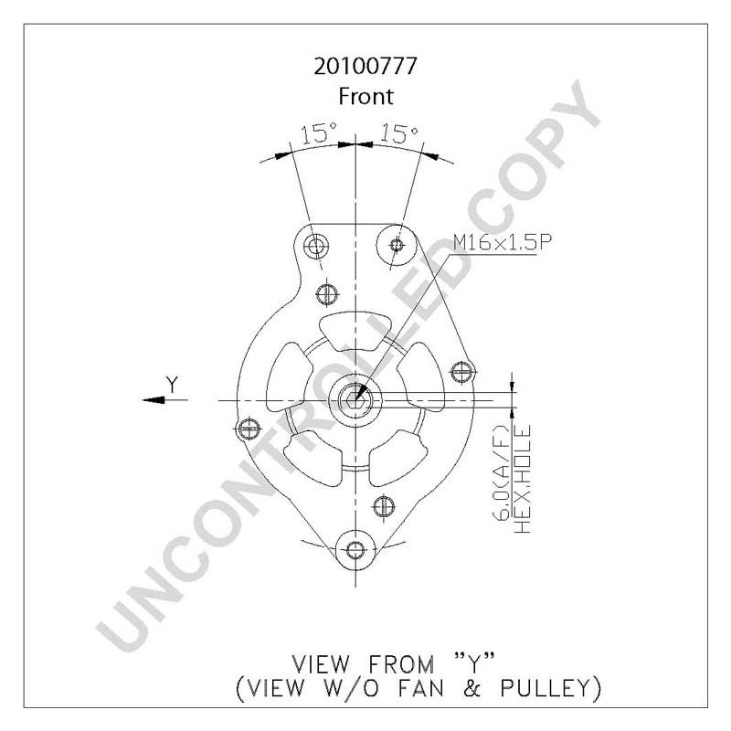 20100777 Prestolite Generator
