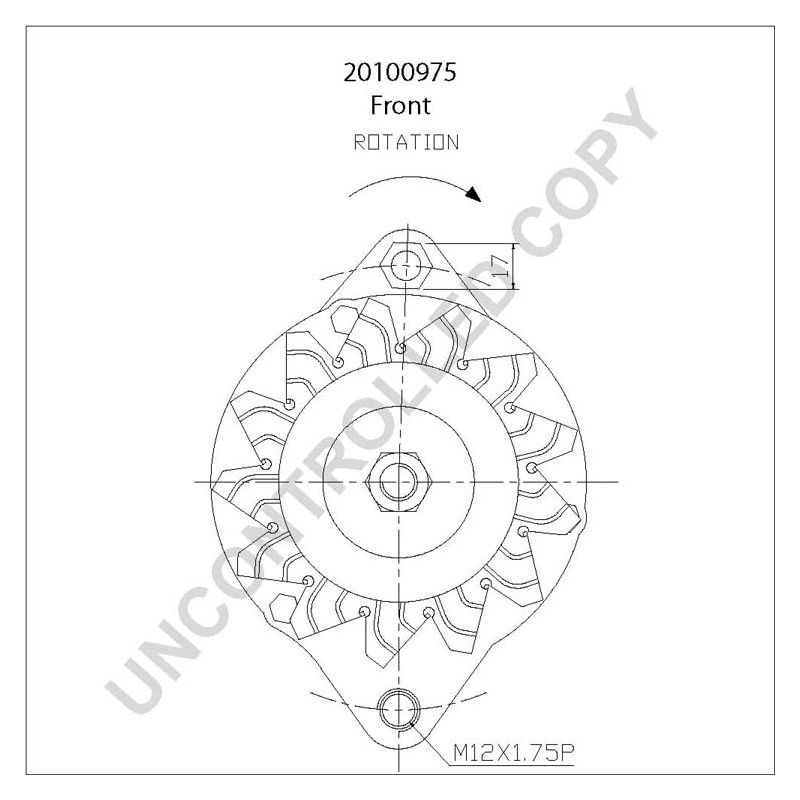 20100975 Prestolite Generator
