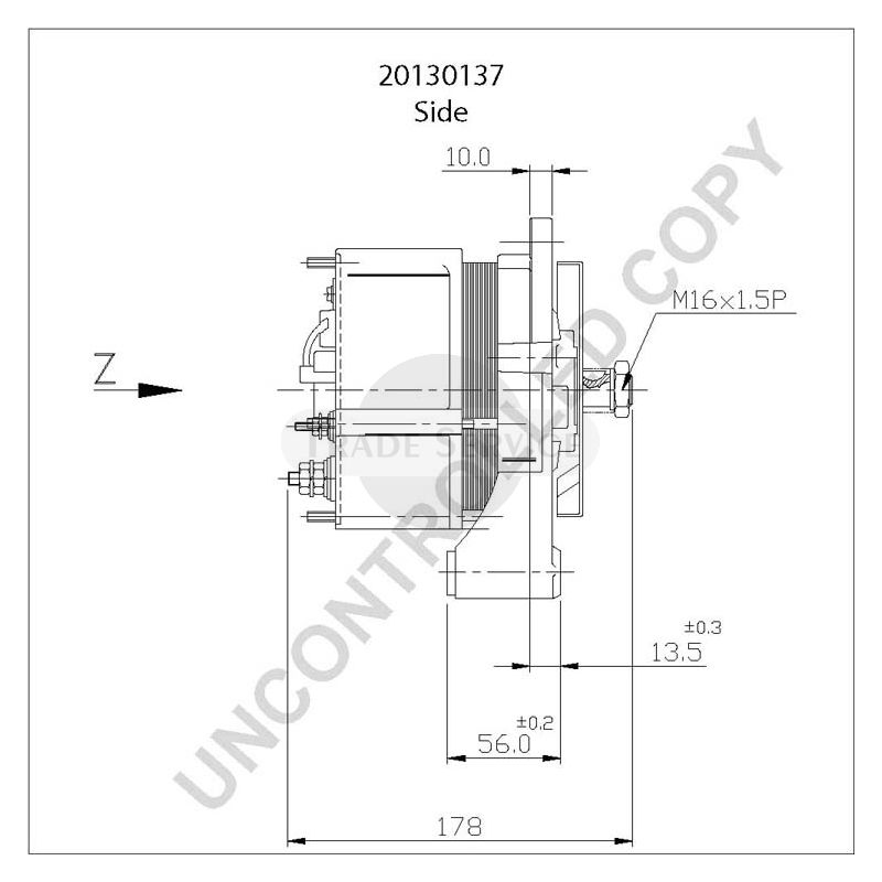 20130137 Prestolite Generator