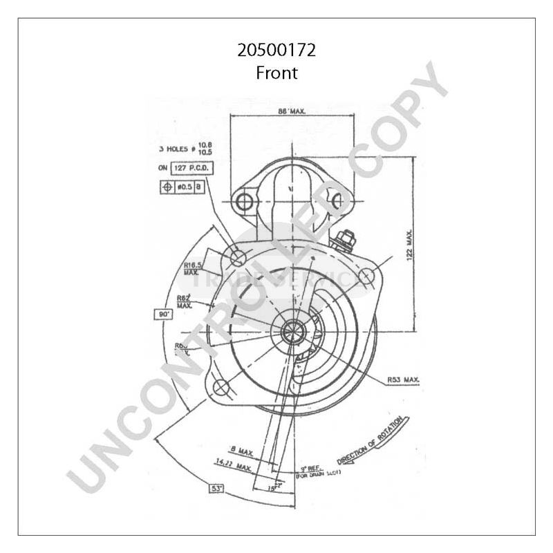 20500172 Prestolite Anlasser