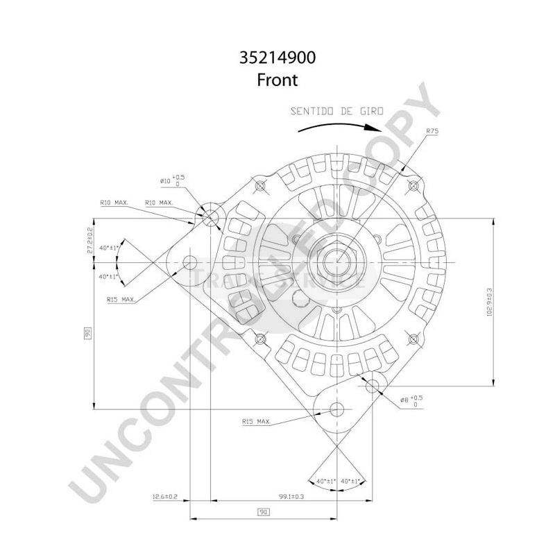 35214900 Prestolite Generator