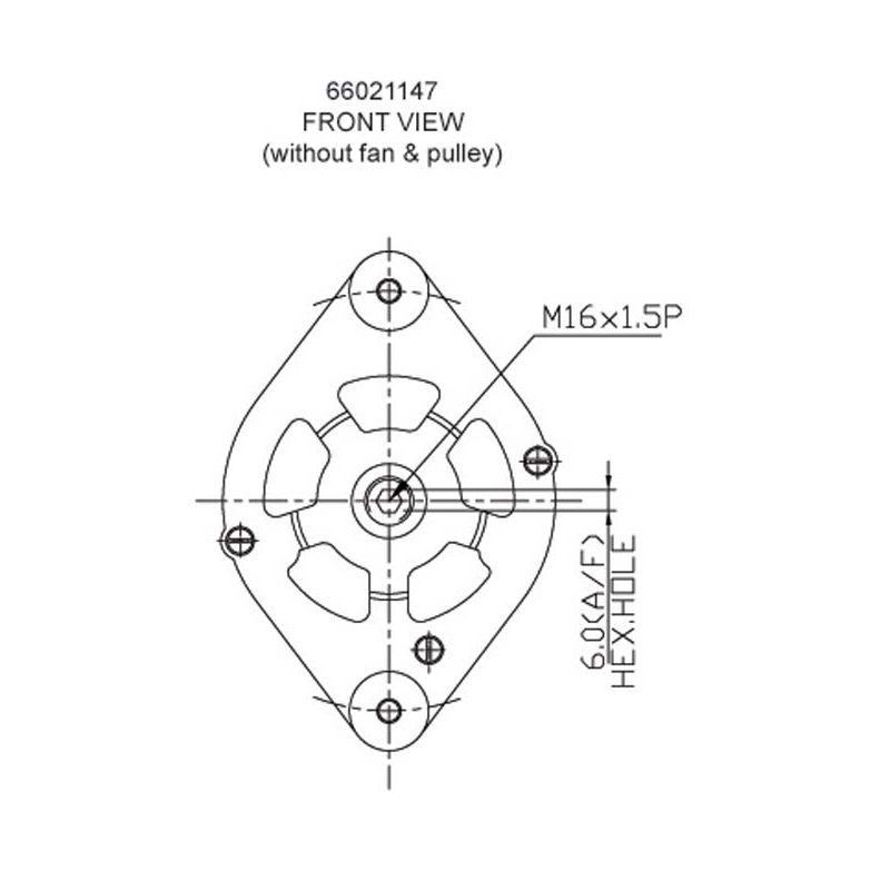 66021147 Prestolite Generator