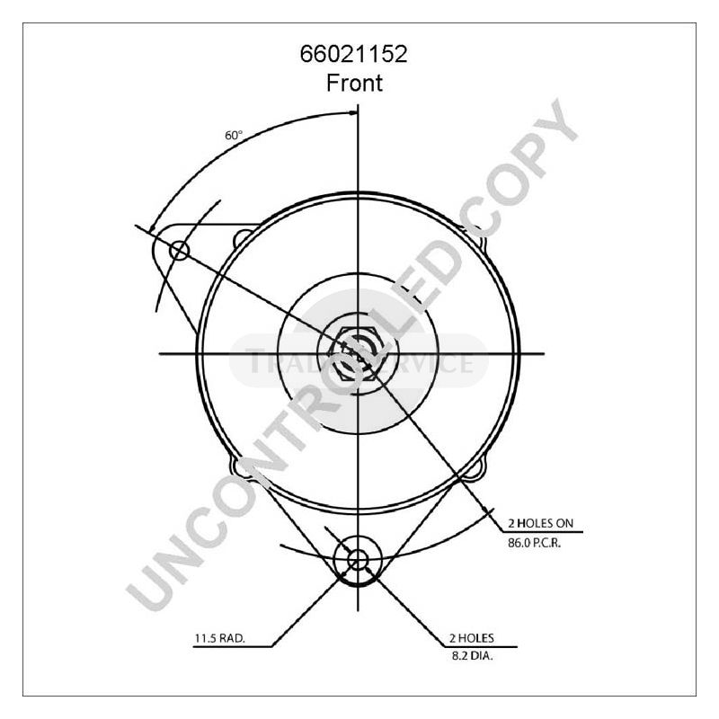 66021152 Prestolite Generator