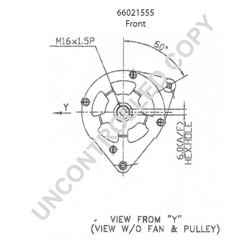 66021555 Prestolite Generator