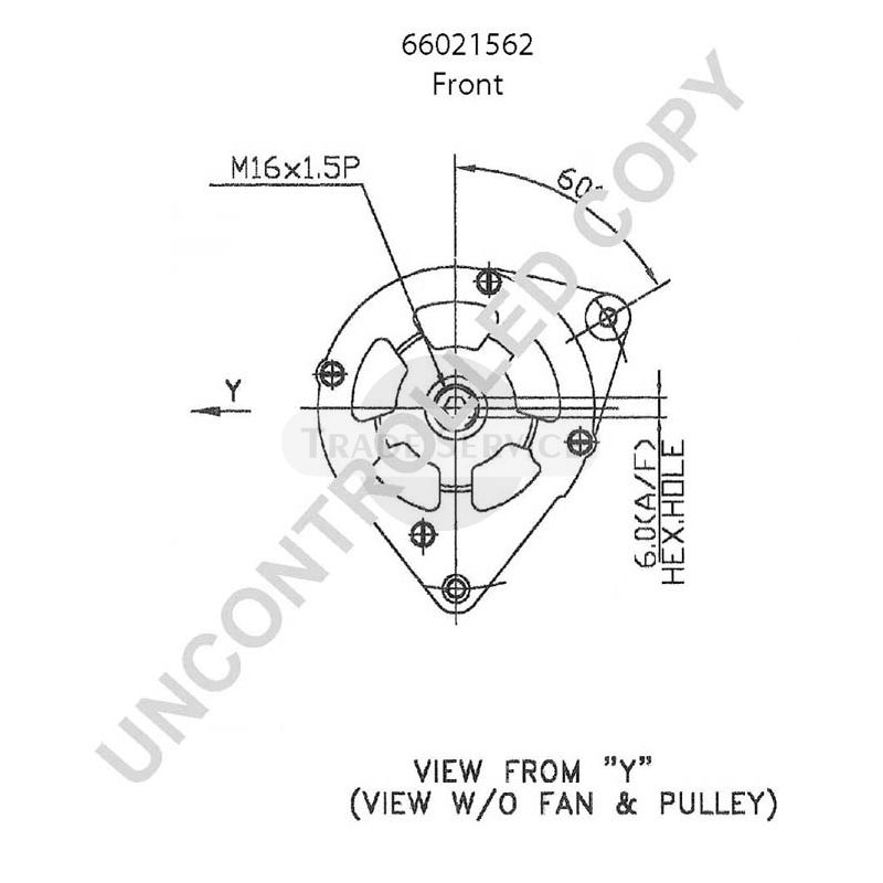 66021562 Prestolite Generator