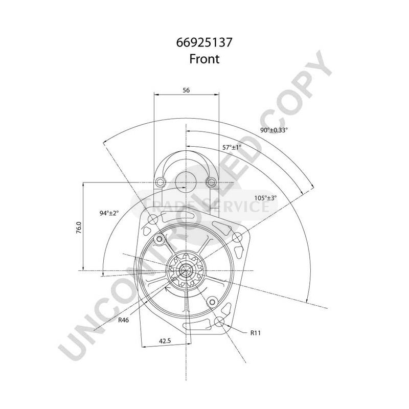 66925137 Prestolite Anlasser