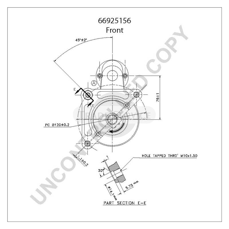 66925156 Prestolite Anlasser