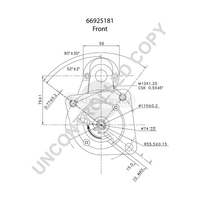 66925181 Prestolite Anlasser