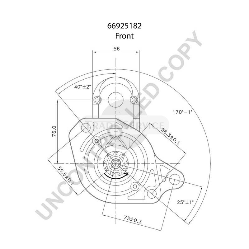 66925182 Prestolite Anlasser