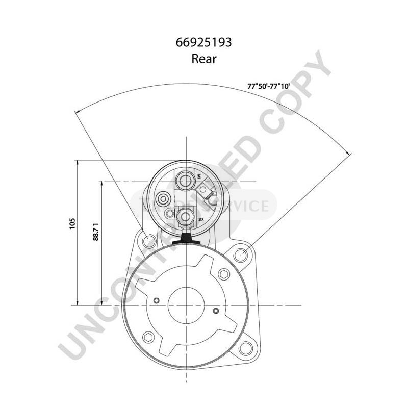 66925193 Prestolite Anlasser
