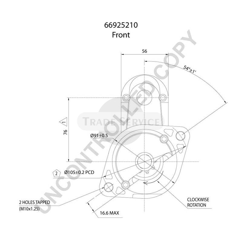 66925210 Prestolite Anlasser