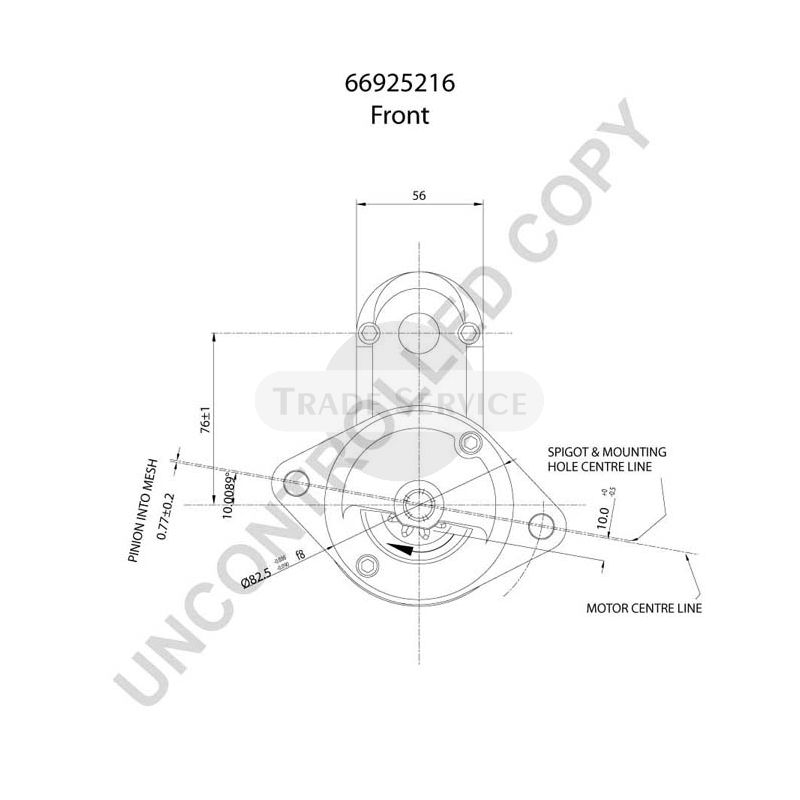 66925216 Prestolite Anlasser