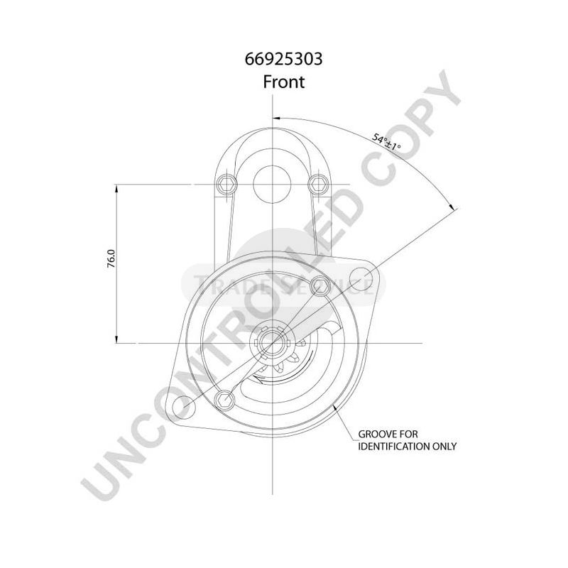66925303 Prestolite Anlasser