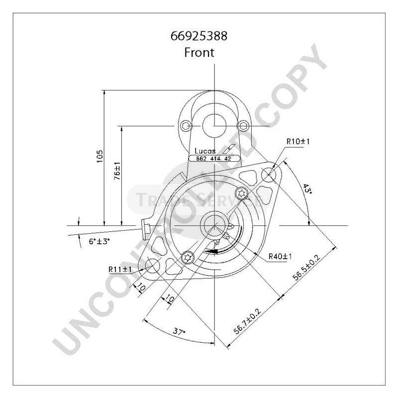 66925388 Prestolite Anlasser