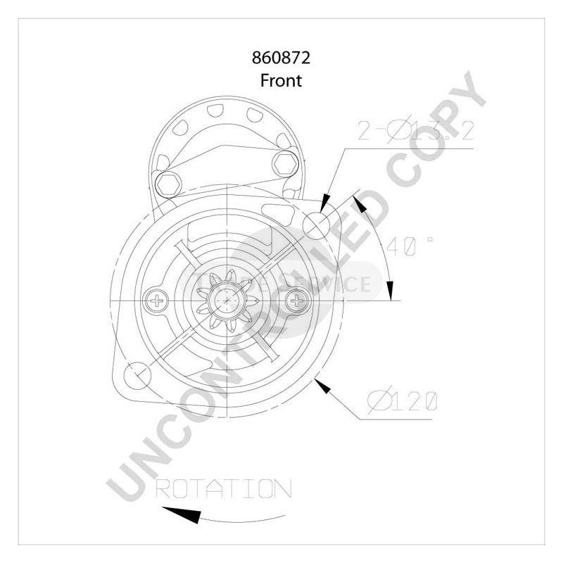 860872 Prestolite Anlasser