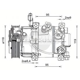 ACP-1463-000P MAHLE Klimakompressor