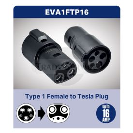 Type 1 Female To Tesla Plug cable adaptor 16A