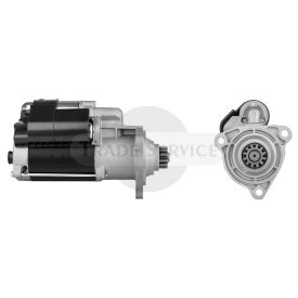 11.139.609 AZF4879 MS760 MAHLE (Letrika, Iskra) Anlasser (11139609)