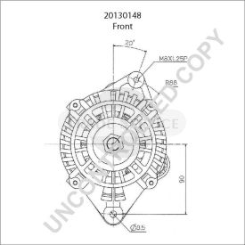 20130148 Prestolite Generator