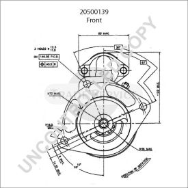 20500139 Prestolite Anlasser
