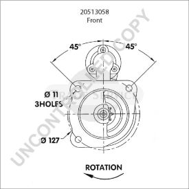 20513058 Prestolite Anlasser