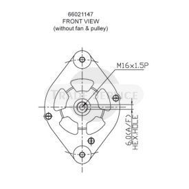 66021147 Prestolite Generator