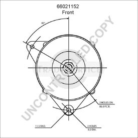 66021152 Prestolite Generator