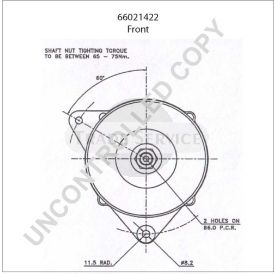 66021422 Prestolite Generator