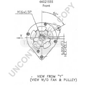 66021555 Prestolite Generator