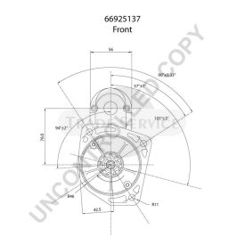 66925137 Prestolite Anlasser